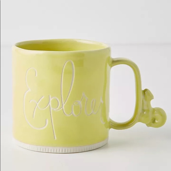 RARE Anthropologie Visionary “Explore” Mug